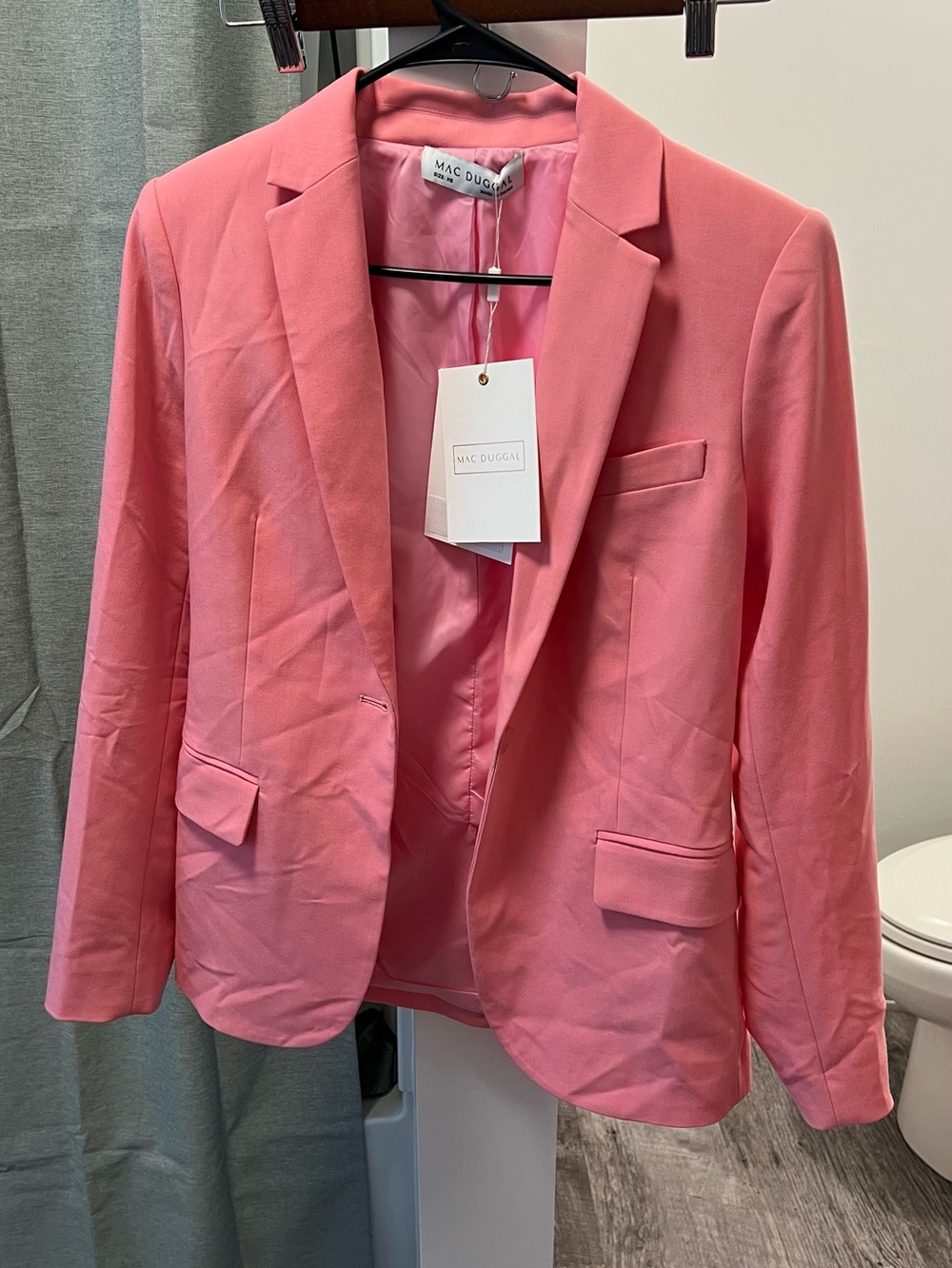 Mac Duggal Pink Suit Set